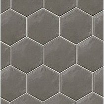 Equipe Hexatile Gris Oscuro Brillo